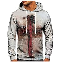 Cute Graphic Hoodies For Men Hooded Sweatshirt Drawstring Pullover For Mens Novelty For Christmas Halloween