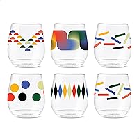 TOSSWARE POP 14oz Vino Extraordinary Together Series, SET OF 6, Premium Quality, Recyclable, Unbreakable & Crystal Clear Plastic Printed Glasses