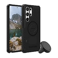 Rokform - Galaxy S23 Ultra Rugged Case + Magnetic Vent Mount for Car, Truck, or Van