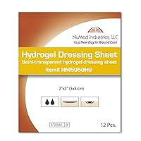 Hydrogel Dressing Sheet 2x2 12/Box