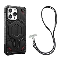 URBAN ARMOR GEAR UAG Designed for iPhone 15 Pro Max Case Monarch Pro Kevlar Black 6.7