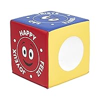 SoftZone Emotion Cube with Mirror, Sensory Toy, Assorted
