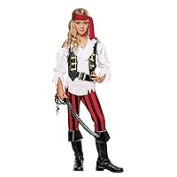 Girl's Posh Pirate Costume X-Large (12-14)