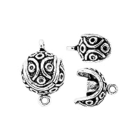 Sterling Silver Small Ball Shape Designer Magnetic Clasps CSS-506