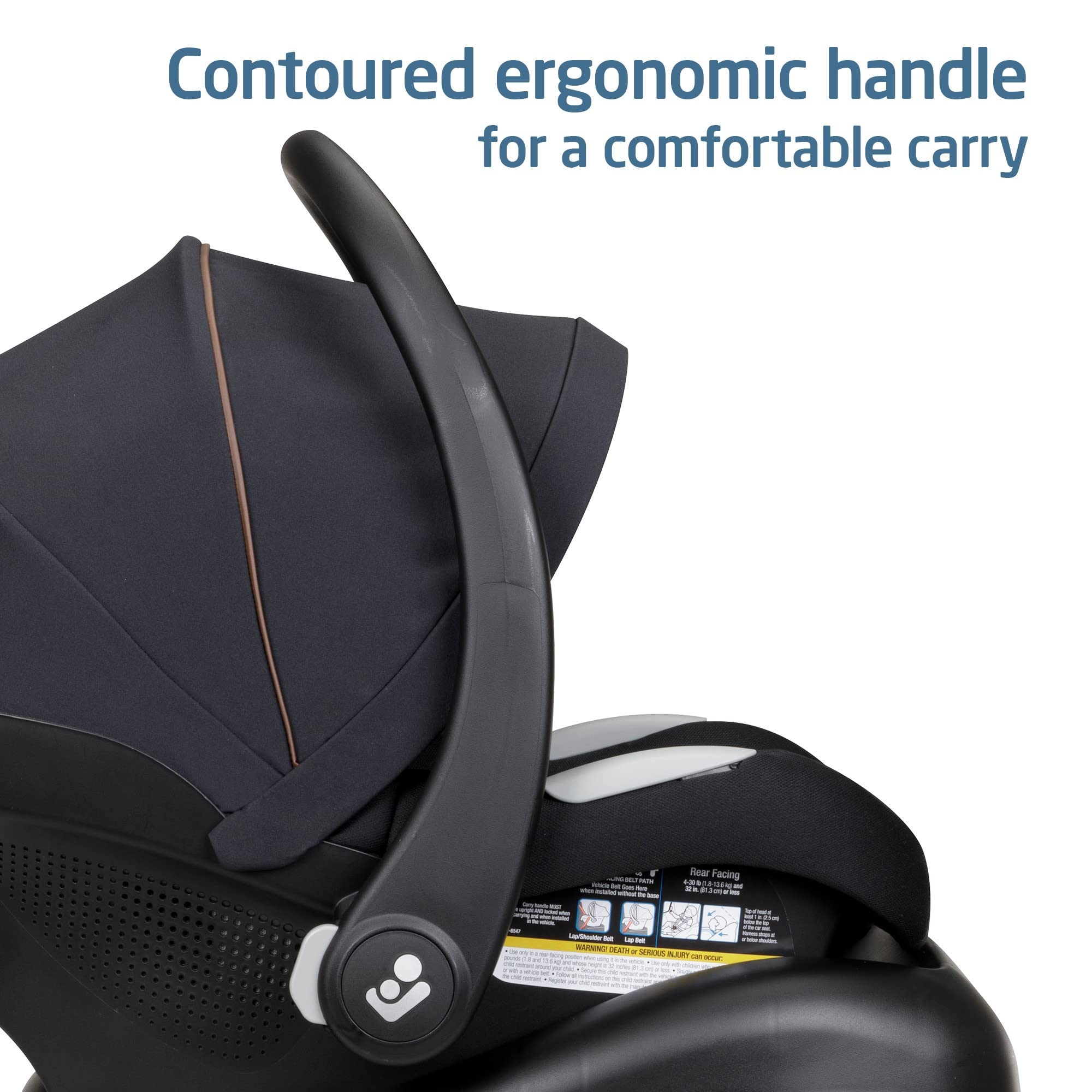 Maxi-Cosi Maxi-Cosi Mico Luxe Infant Car Seat, Rear-Facing for Babies from 4â€“30 lbs and up to 32â€, Midnight Glow