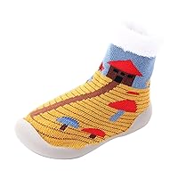 Sock Shoes Toddler Rubber Sole Non-Slip Walking Sock Shoes,Baby Slipper, Sneakers for Unisex Newborn Infants Toddlers Boys Girls