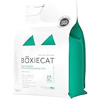 Boxiecat Premium Clumping Clay Cat Litter, Gently Scented, 28lbs - Longer Lasting Odor Control - Hard, Non Stick Clumps - Stays Ultra Clean - 99.9% Dust Free