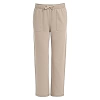 Nautica Boys' Uniform Sensory-Friendly French Terry Pant