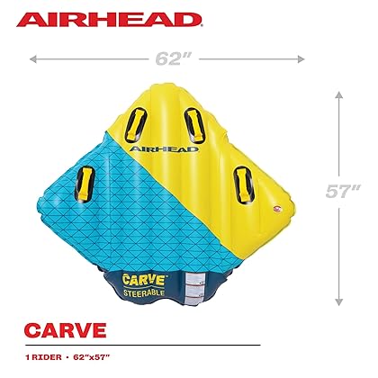 Airhead Carve| 1 Rider Towable tube for Boating