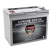 VMAX LFP22-1255 12V Battery 704Wh 55 Amp Hours Lithium Iron LiFePO4 Lithium Iron Phosphate Deep Cycle 9