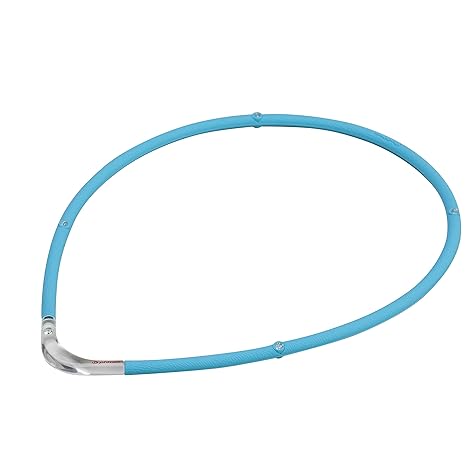 Phiten Necklace RAKUWA Magnetic Titanium Necklace S - II, blue