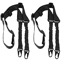 Accmor 2 Points Extra Long Rifle Sling, Two Point Traditional Gun Slings Standard Strap with Metal Hook for Outdoor Sports