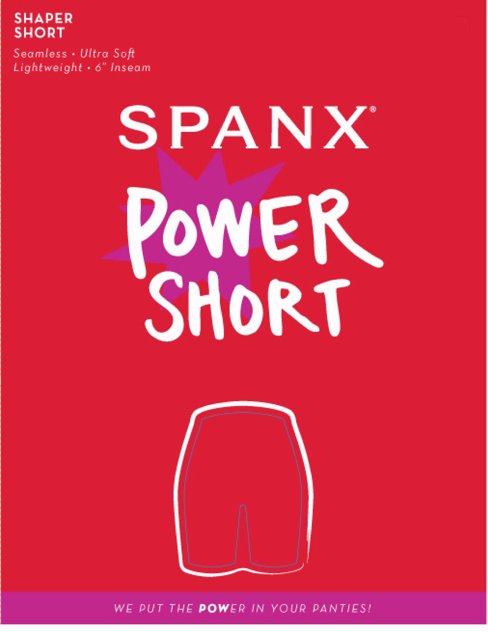 Spanx Women's Higher Power Shorts Black Body Shaper XL