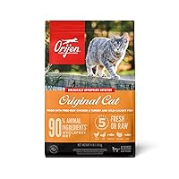 ORIJEN Original Cat, Grain Free Dry Cat Food for All Life Stages, With WholePrey Ingredients, 4lb
