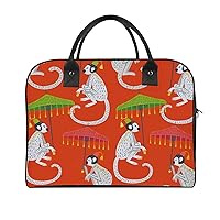 Vintage Monkeys Travel Tote Bag Large Capacity Laptop Bags Beach Handbag Lightweight Crossbody Shoulder Bags for Office