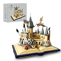 ENJBRICK Castle Book Toy Building Set,Medieval Modular House Castle Building Blocks Kit,Christmas and Birthday Building Gifts for Kids and Adults 727pcs