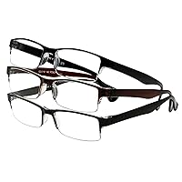 Foster Grant Men's Pete Rectangular Reading Glasses