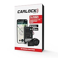 CARLOCK Ultimate Security Hardwired Bundle: Real-Time Tracker, Alarm, Bluetooth Vibration Sensor & Tag Accessory. Total car Protection in one Powerful Package!