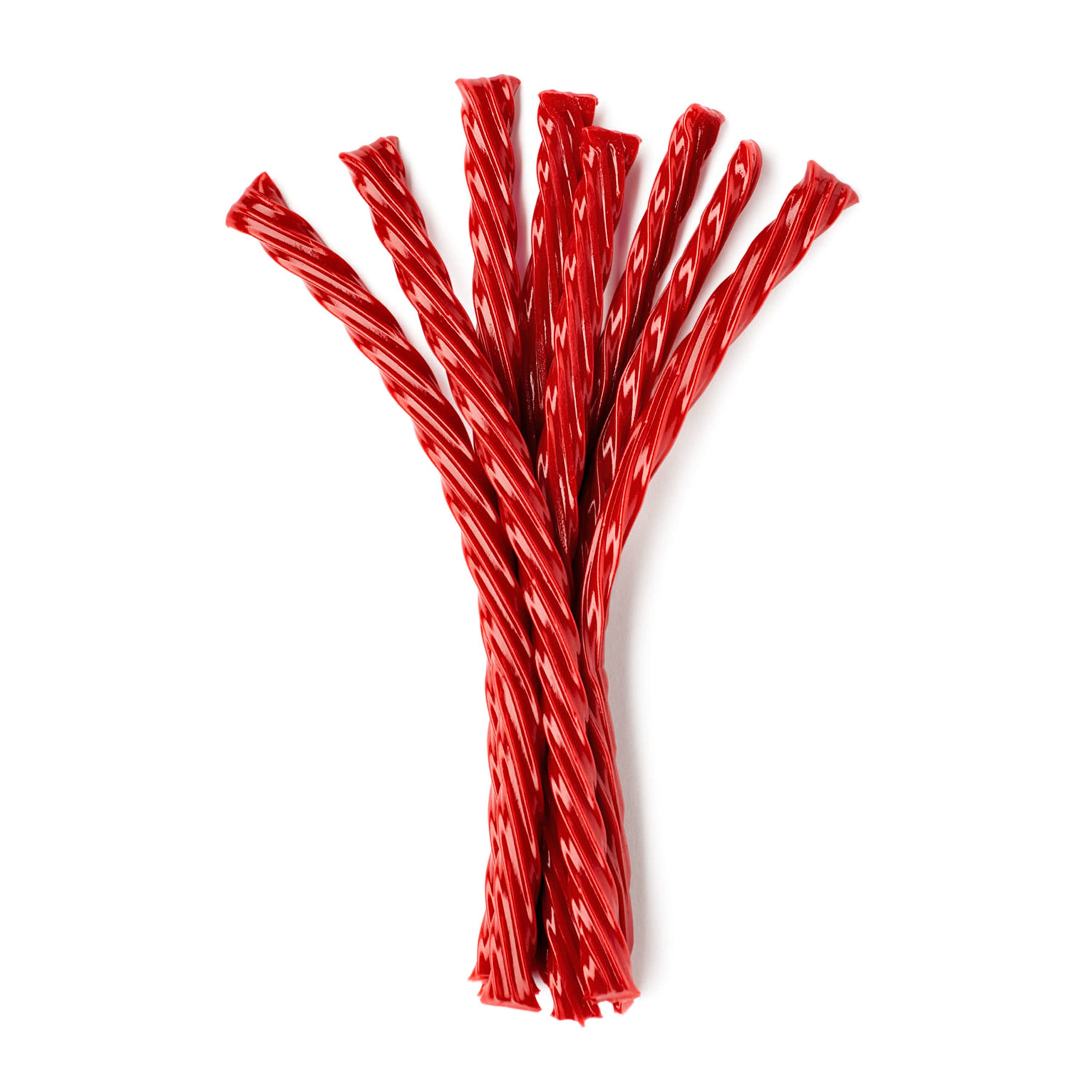TWIZZLERS Twists Strawberry Flavored Licorice Style, Low Fat Candy Tub, 5 lb