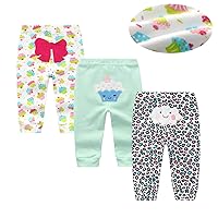 Kiddiezoom Baby Warmer Pants Lovely Boys Girls Solid Pant Trousers Leggings 0-24Month