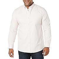 Amazon Essentials Men's Slim-Fit Long-Sleeve Stretch Oxford Shirt with Pocket