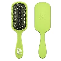 The Knot Dr. for Conair Hair Brush, Wet and Dry Detangler Hair Brush, Removes Knots and Tangles, For All Hair Types, Green