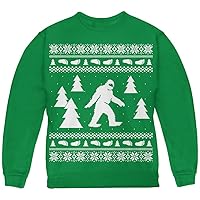Old Glory Sasquatch Ugly Christmas Sweater Youth Sweatshirt