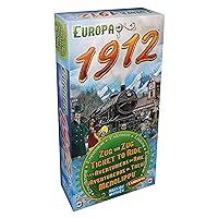 Ticket to Ride Europa 1912 Board Game EXPANSION - Expand Your Railway Empire Across Europe! Fun Family Game for Kids & Adults, Ages 8+, 2-5 Players, 30-60 Minute Playtime, Made by Days of Wonder