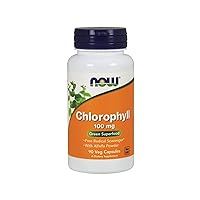 Supplements, Chlorophyll 100 mg with Alfalfa Powder, Green Superfood, 90 Veg Capsules