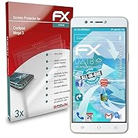 Screen Protector Compatible with Coolpad Mega 3 Protector Film, Ultra Clear and Flexible FX Screen Protection Film (3X)
