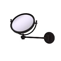 Allied Brass WM-5/5X 8 Inch Wall Mounted 5X Magnification Make-Up Mirror, Oil Rubbed Bronze