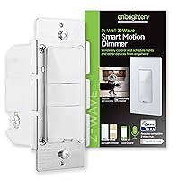 Z-Wave Plus Smart Motion Light Dimmer, Works with Alexa, Google Assistant, SmartThings, Wink, Zwave Hub Required, Repeater/Range Extender, 3-Way Compatible, Dimmer Switch, Smart Home, 26933