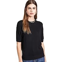 Theory Women's Cashmere Short Sleeve Easy Pull Over