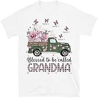 Personalized Nana Butterfly T Shirt, Custom Mothers Day T Shirt, Grandma, Mom, Women Gift Grandkids Name T Shirt,Multicolored