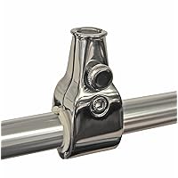 Taylor Made Products Flag Pole Sockets, Rail Mount, Stainless Steel