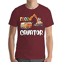Funny Eggs Cavator Easter Bunny Excavator Cute T-Shirt Men Women Boys Kids