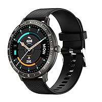 D08 Music Smart Watch 1.3 Inch IPS Screen Voice Assistant Bluetooth Call 128 MB Music Player Sleep Monitor Steps Heart Rate Blood Pressure Fitness Tracker