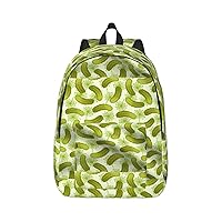 Sushi Dill Pickles Large Capacity Backpack, Men'S And Women'S Fashionable Travel Backpack, Leisure Work Bag,
