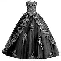Women Lace Quinceanera Dresses 2022 Ball Gown Prom Dress with Train