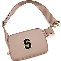 Birthday Gifts for 6 7 8 9 10 11 12 13 Year Old Girls,Belt Bag for Women Girls Fanny Pack Crossbody Bags for Kids,Fashion Waist Packs Cute Teen Trendy Stuff Travel Essentials | Brown,Black S