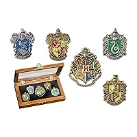 The Noble Collection Harry Potter Hogwarts House Crest Pins