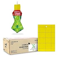 Catchmaster Outdoor Bug Trap Bundle, Japanese Beetle Trap 3-Pack & Yellow Sticky Trap 72-Pack, Flying Insect & Mosquito Traps for Backyard, Garden & Farm