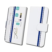 N700S Railway Smartphone Case No.100 [Notebook Type] Compatible with Many Models M Size Android Various tc-t-100-am White