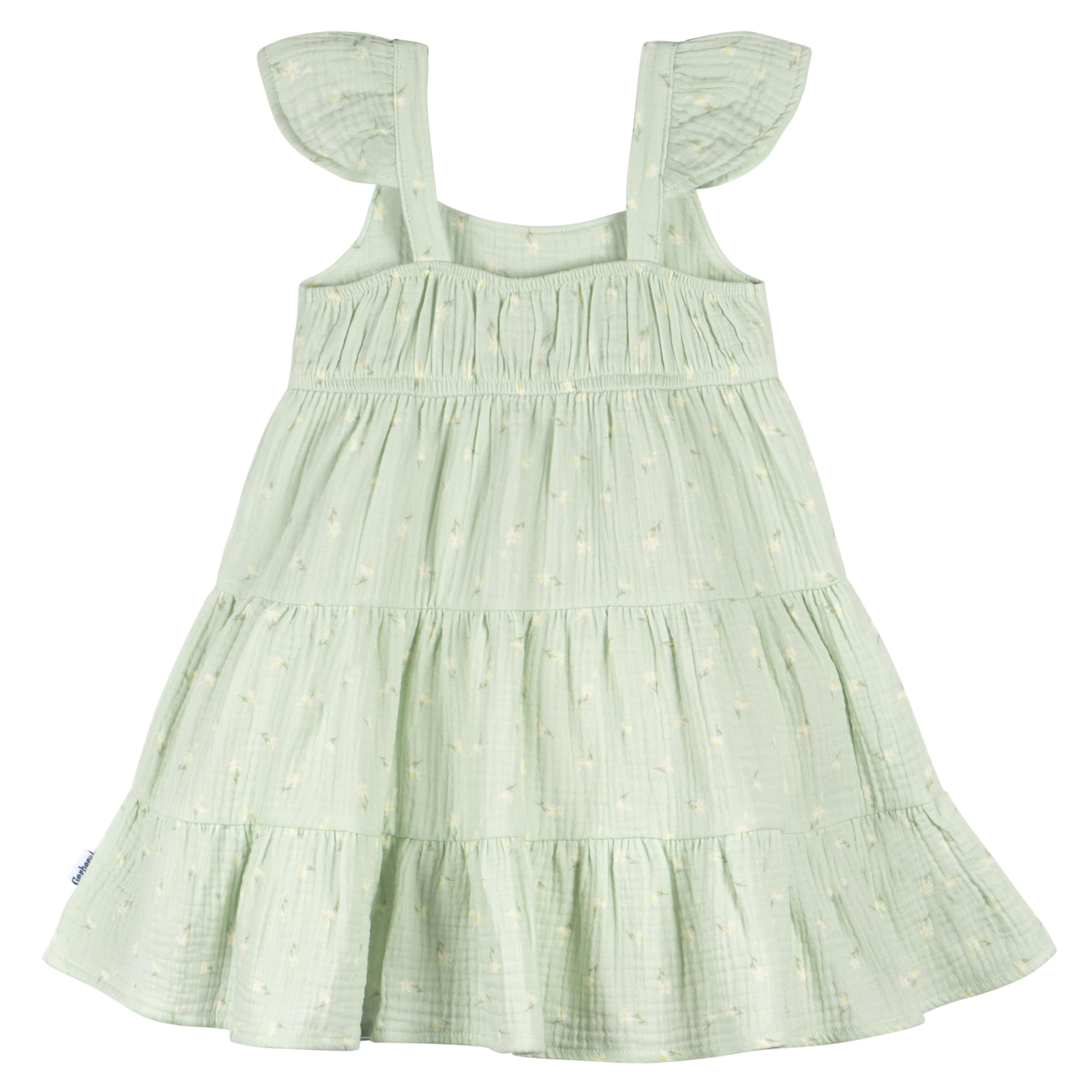 Gerber Girls' Toddler Sleeveless Gauze Dress