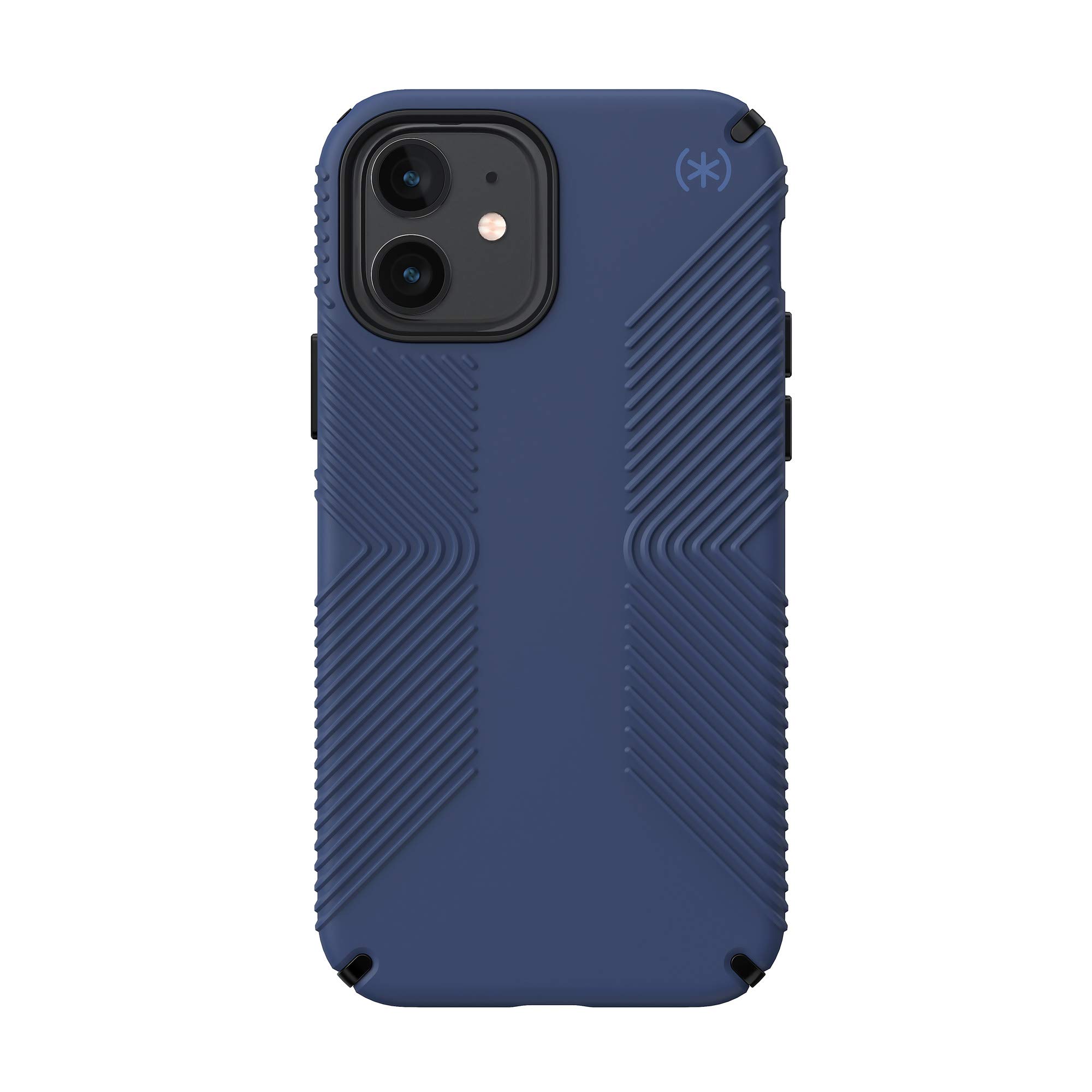 Speck Products Presidio2 Grip iPhone 12, iPhone 12 Pro Case, Coastal Blue/Black/Storm Blue