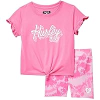 Hurley Girl's Bike Shorts Set (Toddler/Little Kids)