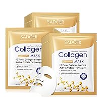 Collagen Anti-Aging Mask, Glow Mask, Glow Serum Firms Lifts Hydrates, Collagen Facial Mask (30PCS)