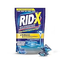 RID-X Septic Treatment, 2 Month Supply Of Septi-Pacs, 2.1 Ounce (Pack of 1)