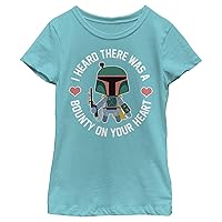 Fifth Sun Star Wars Bounty Heart Girls Short Sleeve Tee Shirt