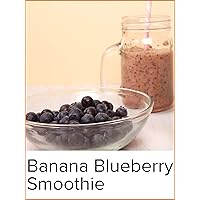 Banana Blueberry and Ginger Smoothie